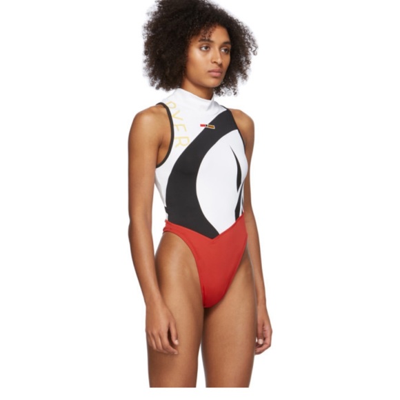 NWT Pyer Moss x Reebok bodysuit - White/Red/Black - Picture 2 of 8